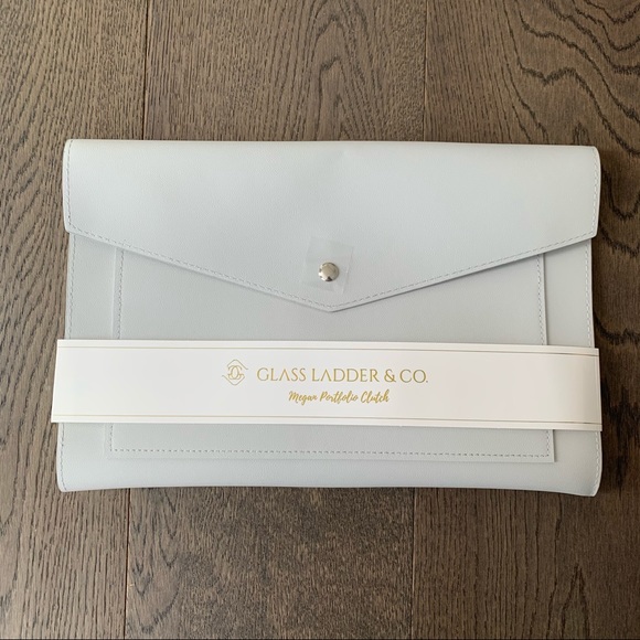 Glass Ladder & Co Megan Portfolio Clutch NWT - Picture 4 of 9